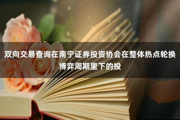 双向交易查询在南宁证券投资协会在整体热点轮换博弈周期里下的投