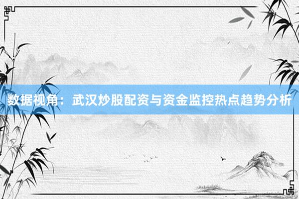 数据视角：武汉炒股配资与资金监控热点趋势分析