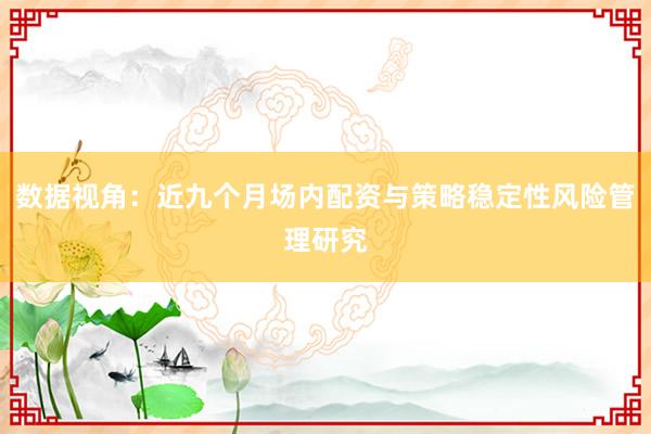 数据视角：近九个月场内配资与策略稳定性风险管理研究