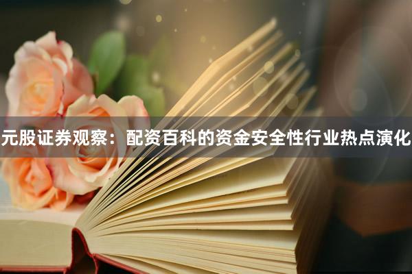 元股证券观察：配资百科的资金安全性行业热点演化