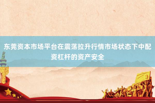 东莞资本市场平台在震荡拉升行情市场状态下中配资杠杆的资产安全