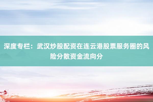 深度专栏：武汉炒股配资在连云港股票服务圈的风险分散资金流向分