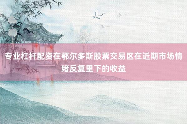 专业杠杆配资在鄂尔多斯股票交易区在近期市场情绪反复里下的收益
