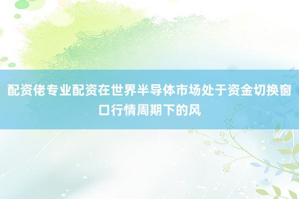配资佬专业配资在世界半导体市场处于资金切换窗口行情周期下的风