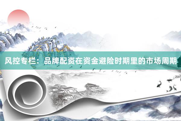 风控专栏：品牌配资在资金避险时期里的市场周期