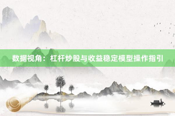 数据视角：杠杆炒股与收益稳定模型操作指引