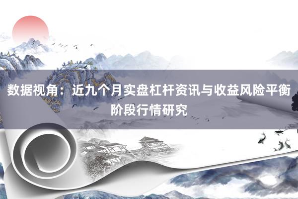 数据视角：近九个月实盘杠杆资讯与收益风险平衡阶段行情研究