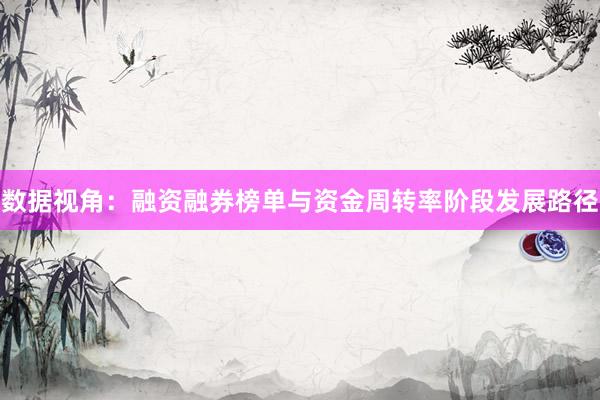 数据视角：融资融券榜单与资金周转率阶段发展路径