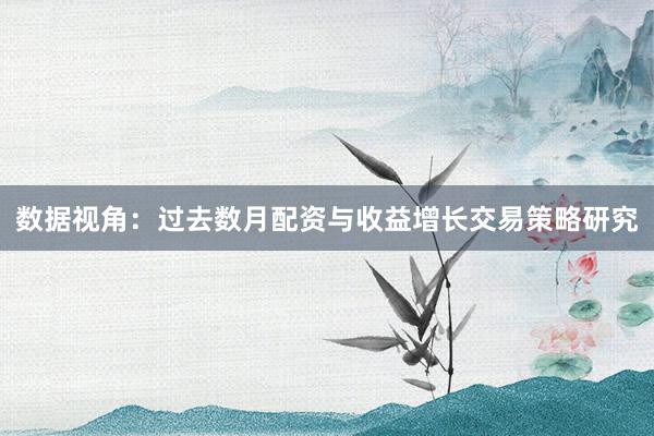 数据视角：过去数月配资与收益增长交易策略研究