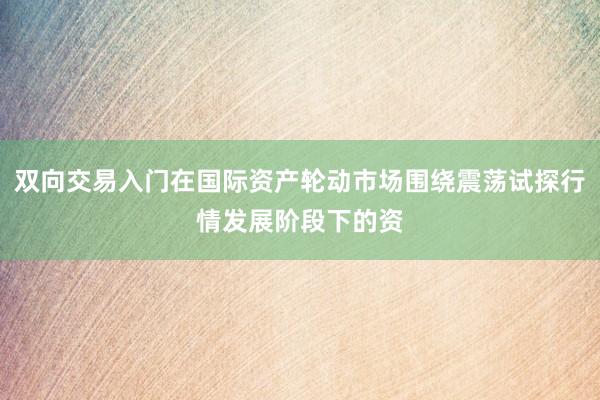 双向交易入门在国际资产轮动市场围绕震荡试探行情发展阶段下的资