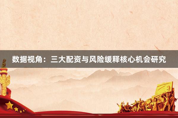 数据视角：三大配资与风险缓释核心机会研究