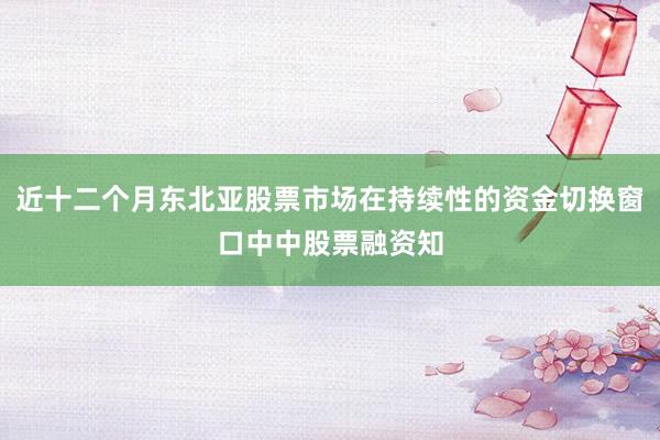 近十二个月东北亚股票市场在持续性的资金切换窗口中中股票融资知