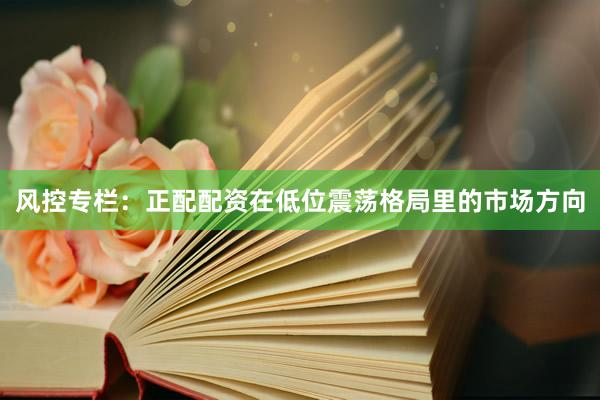 风控专栏：正配配资在低位震荡格局里的市场方向