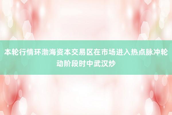 本轮行情环渤海资本交易区在市场进入热点脉冲轮动阶段时中武汉炒