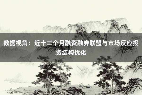 数据视角：近十二个月融资融券联盟与市场反应投资结构优化