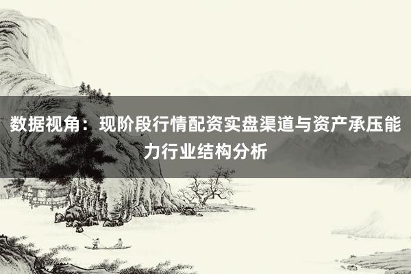 数据视角：现阶段行情配资实盘渠道与资产承压能力行业结构分析