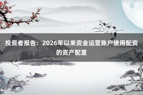 投资者报告：2026年以来资金运营账户使用配资的资产配置