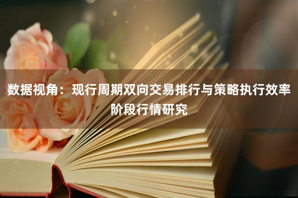 数据视角：现行周期双向交易排行与策略执行效率阶段行情研究