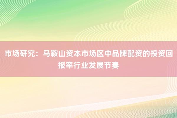市场研究：马鞍山资本市场区中品牌配资的投资回报率行业发展节奏