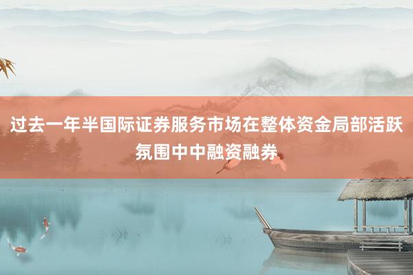 过去一年半国际证券服务市场在整体资金局部活跃氛围中中融资融券