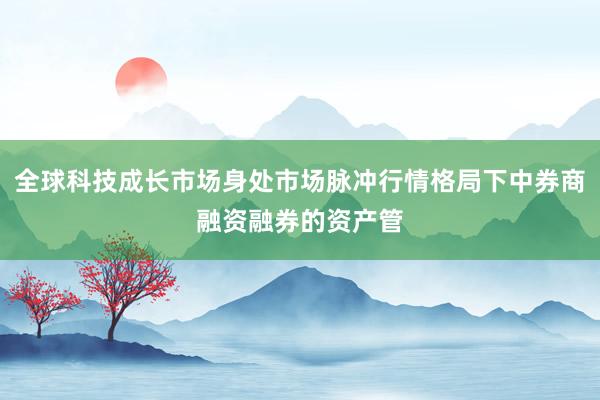 全球科技成长市场身处市场脉冲行情格局下中券商融资融券的资产管
