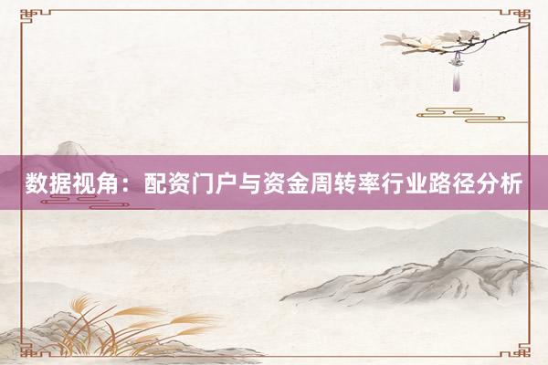 数据视角：配资门户与资金周转率行业路径分析