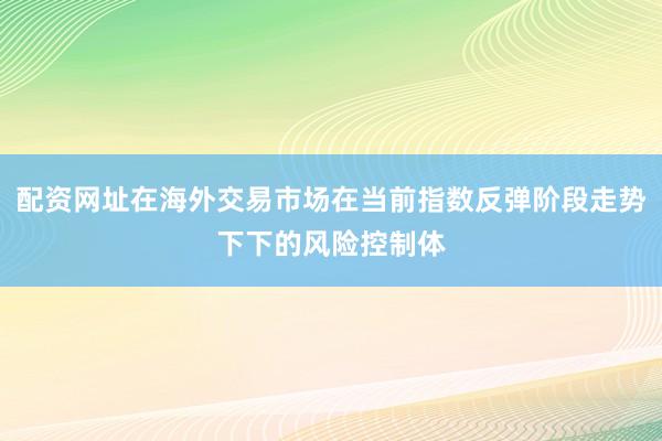 配资网址在海外交易市场在当前指数反弹阶段走势下下的风险控制体