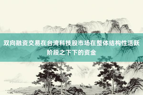 双向融资交易在台湾科技股市场在整体结构性活跃阶段之下下的资金
