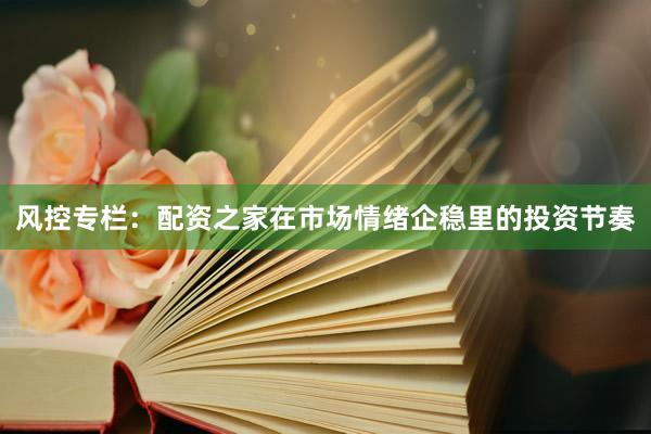 风控专栏：配资之家在市场情绪企稳里的投资节奏