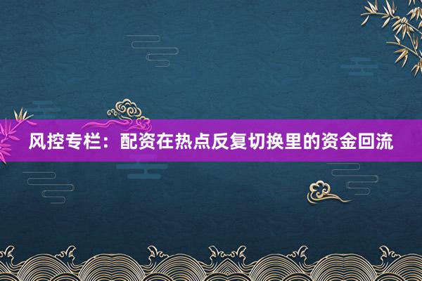 风控专栏：配资在热点反复切换里的资金回流