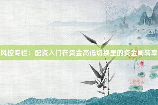 风控专栏:配资入门在资金高低切换里的资金周转率