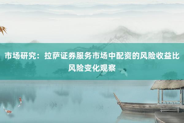 市场研究：拉萨证券服务市场中配资的风险收益比风险变化观察