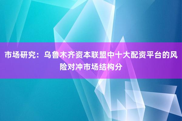 市场研究：乌鲁木齐资本联盟中十大配资平台的风险对冲市场结构分