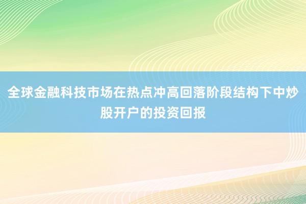 全球金融科技市场在热点冲高回落阶段结构下中炒股开户的投资回报