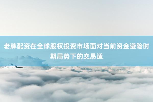 老牌配资在全球股权投资市场面对当前资金避险时期局势下的交易适