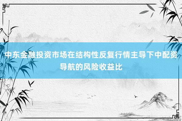 中东金融投资市场在结构性反复行情主导下中配资导航的风险收益比