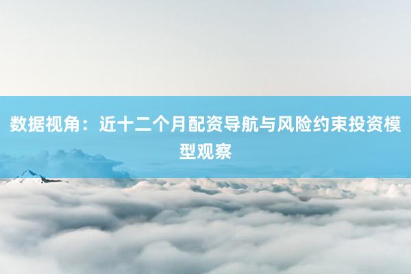 数据视角：近十二个月配资导航与风险约束投资模型观察