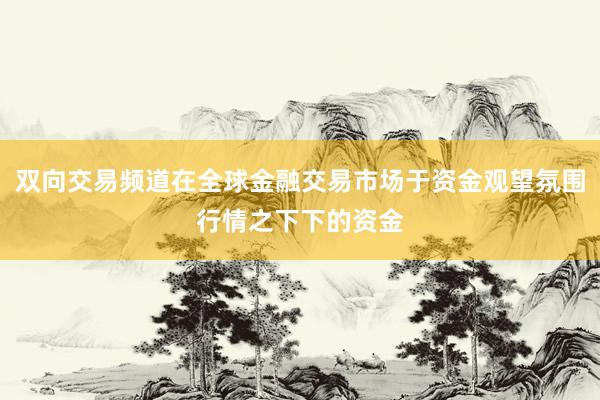 双向交易频道在全球金融交易市场于资金观望氛围行情之下下的资金