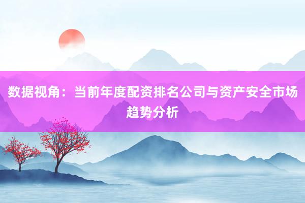 数据视角：当前年度配资排名公司与资产安全市场趋势分析