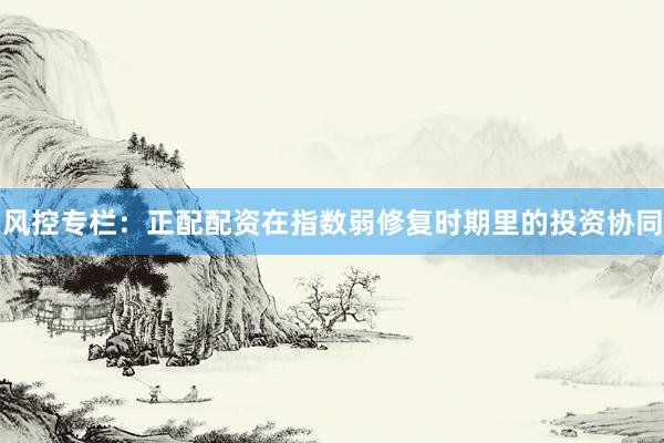 风控专栏：正配配资在指数弱修复时期里的投资协同