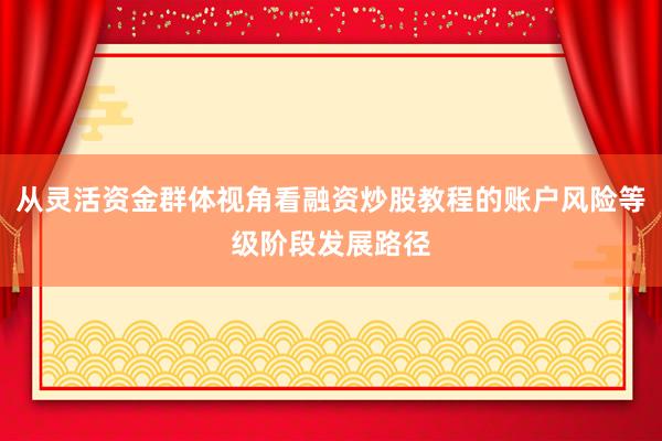 从灵活资金群体视角看融资炒股教程的账户风险等级阶段发展路径