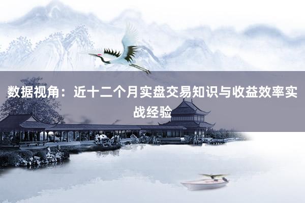 数据视角：近十二个月实盘交易知识与收益效率实战经验