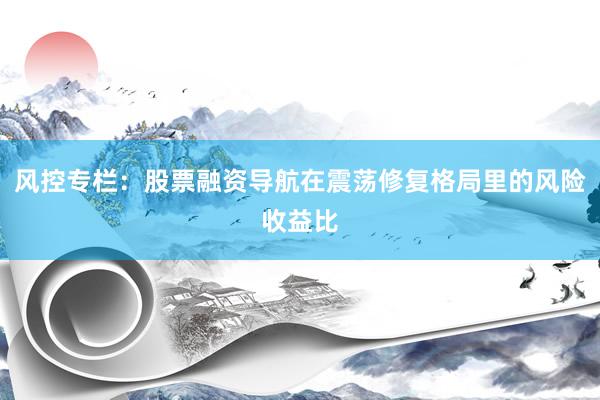 风控专栏：股票融资导航在震荡修复格局里的风险收益比