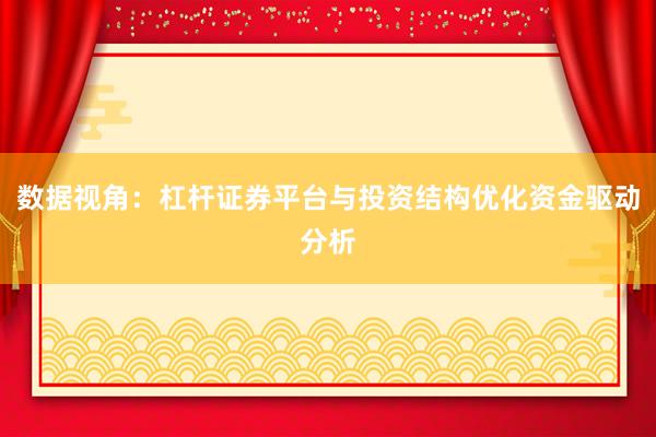 数据视角：杠杆证券平台与投资结构优化资金驱动分析