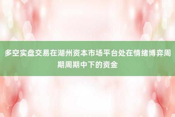 多空实盘交易在湖州资本市场平台处在情绪博弈周期周期中下的资金