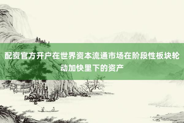 配资官方开户在世界资本流通市场在阶段性板块轮动加快里下的资产