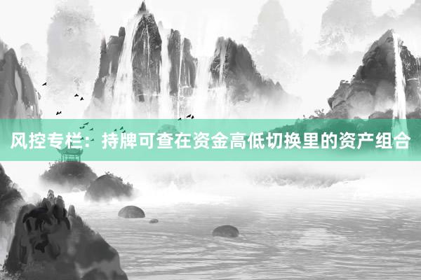 风控专栏:持牌可查在资金高低切换里的资产组合