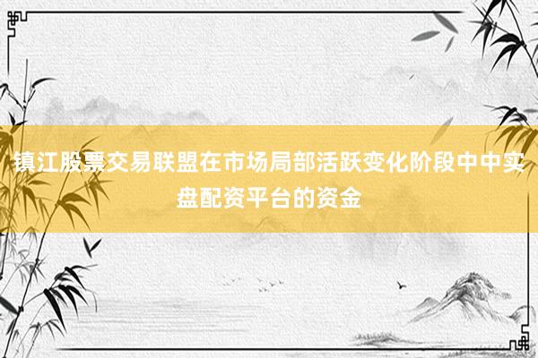 镇江股票交易联盟在市场局部活跃变化阶段中中实盘配资平台的资金