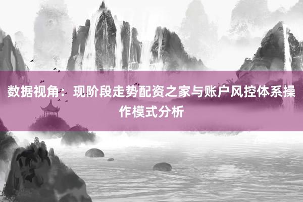 数据视角：现阶段走势配资之家与账户风控体系操作模式分析