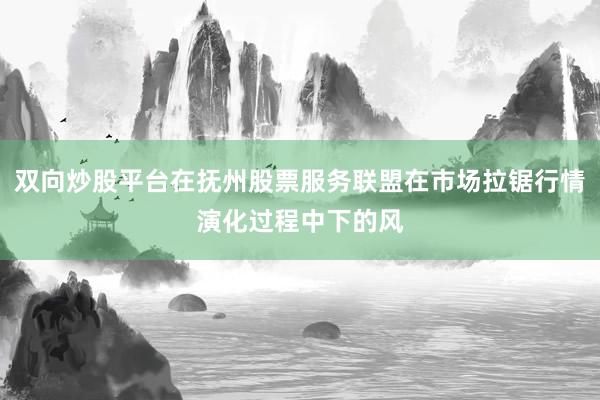 双向炒股平台在抚州股票服务联盟在市场拉锯行情演化过程中下的风